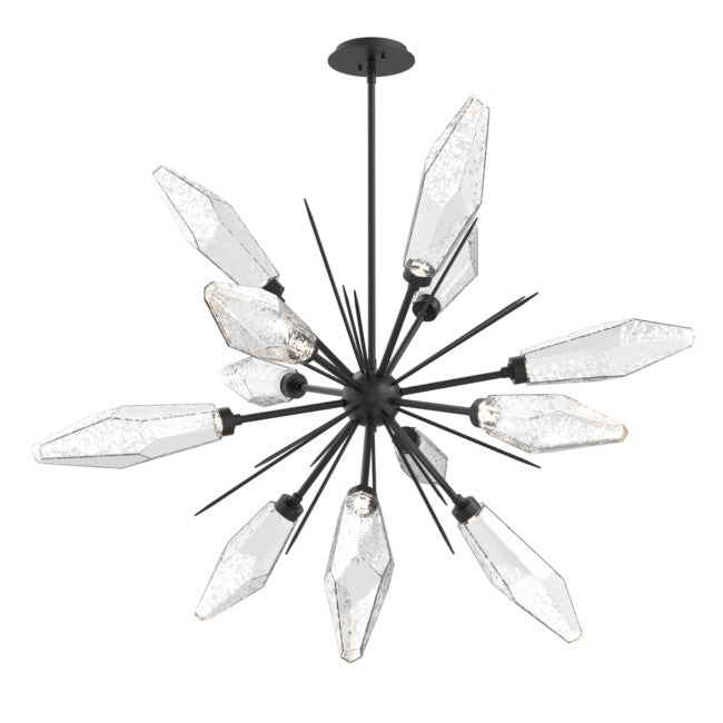 Beveled Crystal Round Chandelier
