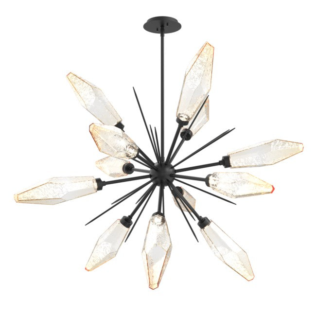 Elaris Rock Crystal Round Chandelier