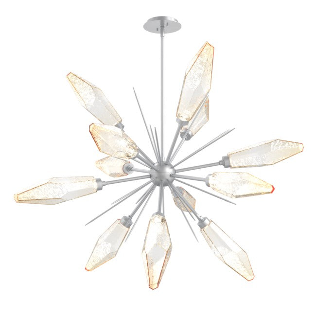 Beveled Crystal Round Chandelier