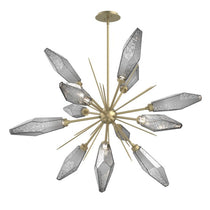 Elaris Rock Crystal Round Chandelier