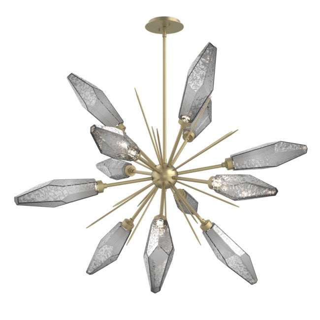 Elaris Rock Crystal Round Chandelier