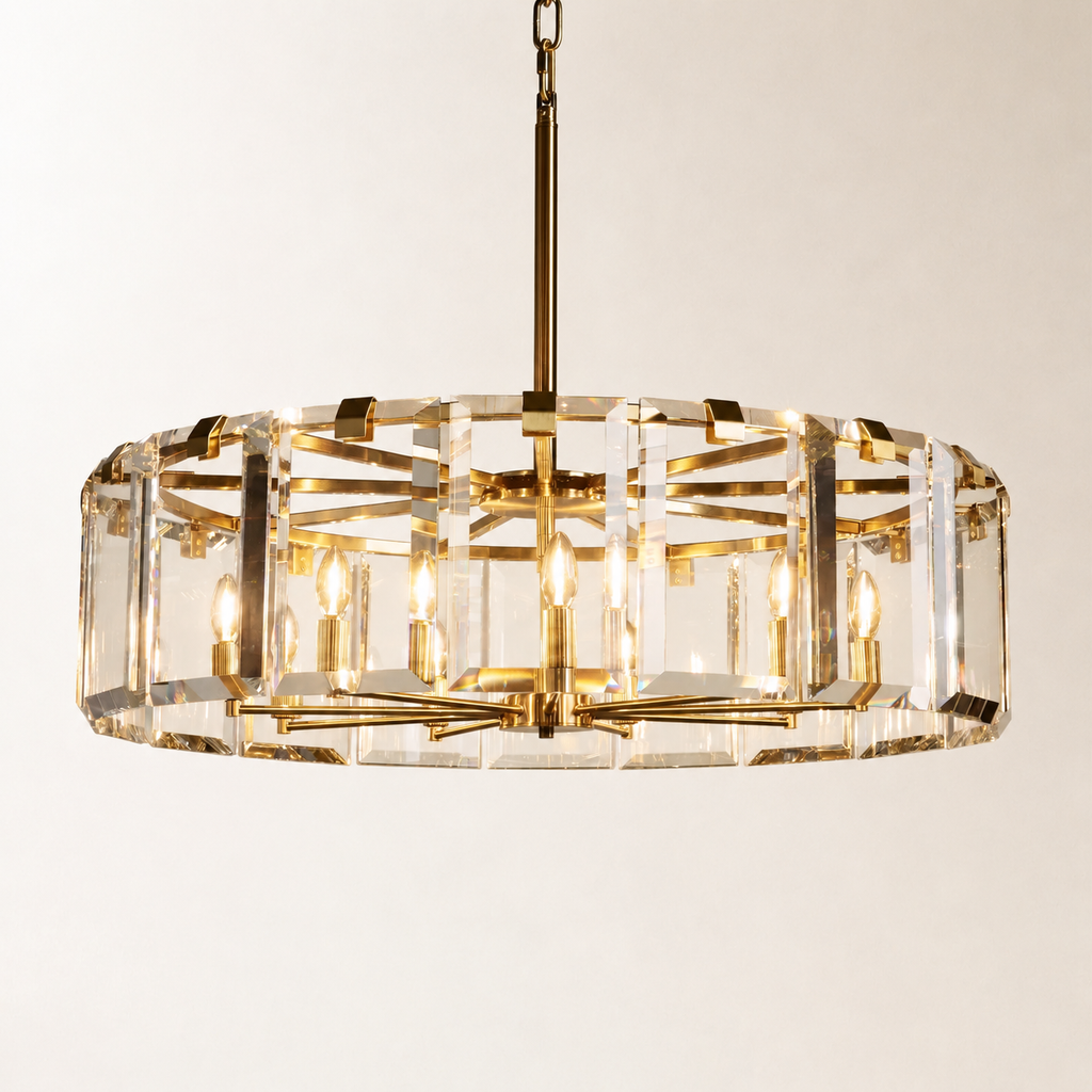 Elegant Amaya Round Chandelier 30" 38" 48"