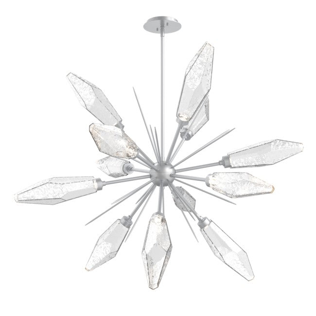 Elaris Rock Crystal Round Chandelier