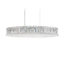 Modern Oval Crystal Chandelier