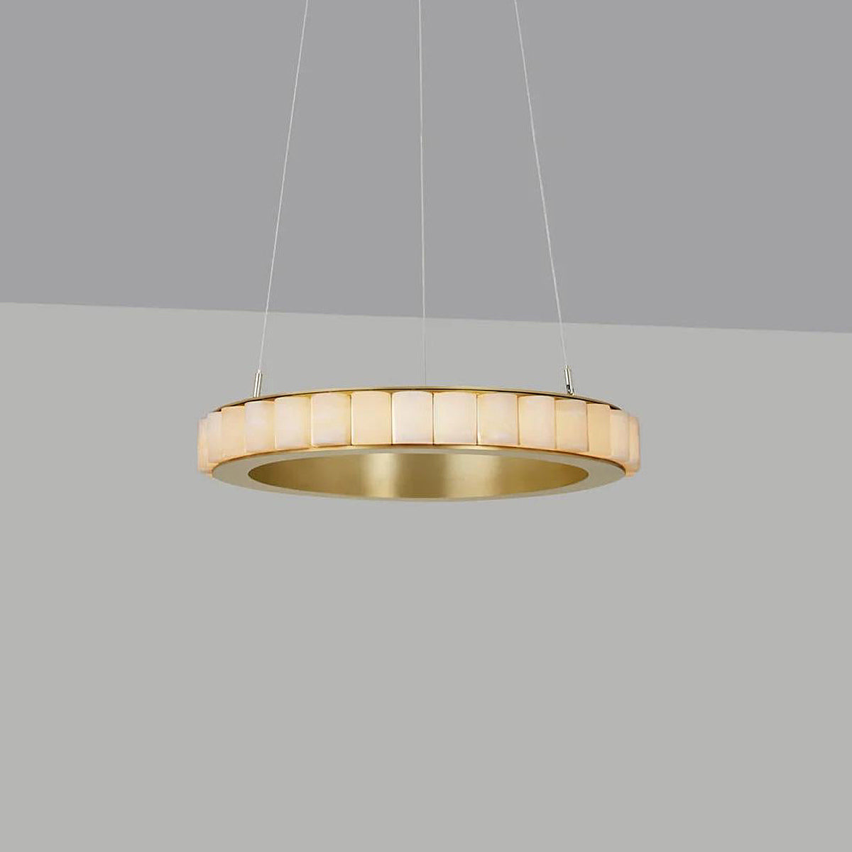Elegant Avalon Alabaster Chandelier - CasaraHouse