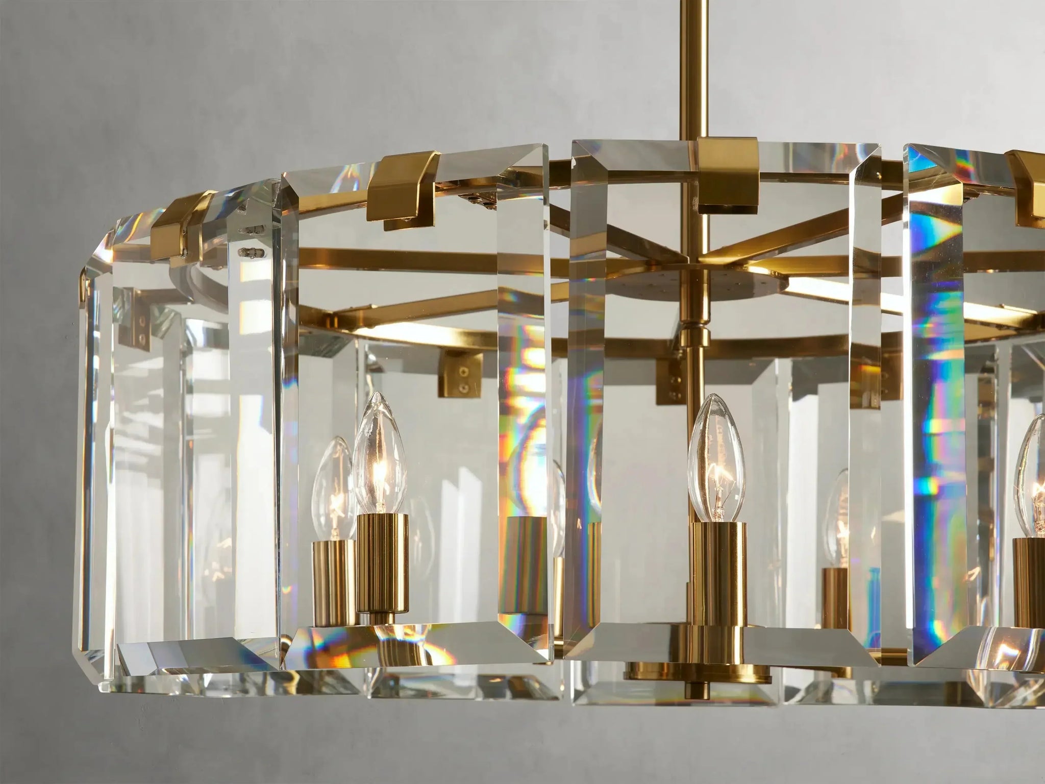 Elegant Amaya Round Chandelier 30" 38" 48" - CasaraHouse