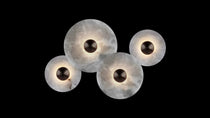 Alabaster Flushmount - 4 Surface