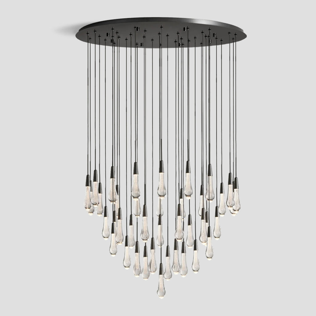 Soltaire Crystal Round Chandelier 17" 24" 36" 48" 58"D