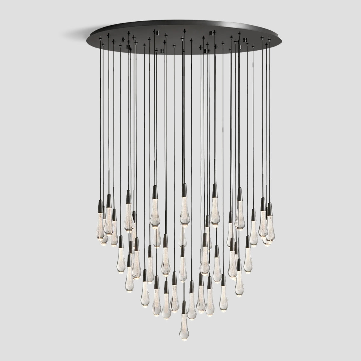 Soltaire Crystal Round Chandelier 17" 24" 36" 48" 58"D