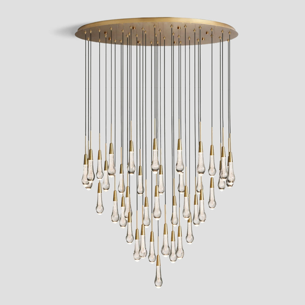 Soltaire Crystal Round Chandelier 17" 24" 36" 48" 58"D