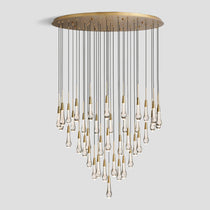 Soltaire Crystal Round Chandelier 17" 24" 36" 48" 58"D
