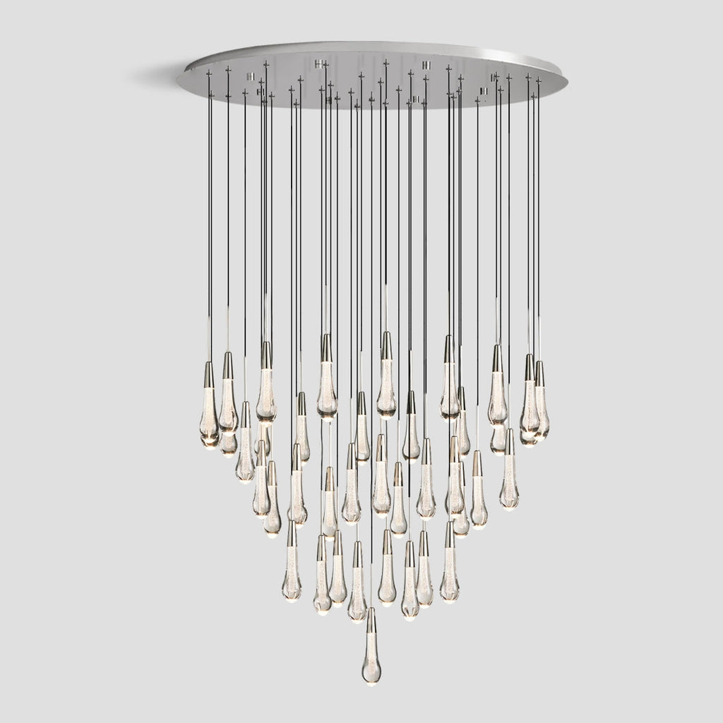 Soltaire Crystal Round Chandelier 17" 24" 36" 48" 58"D