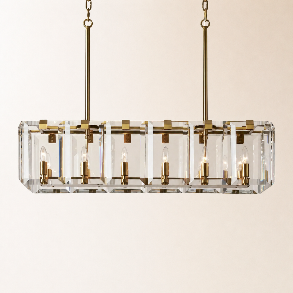 Amaya Rectangular Chandelier 40'' 53''