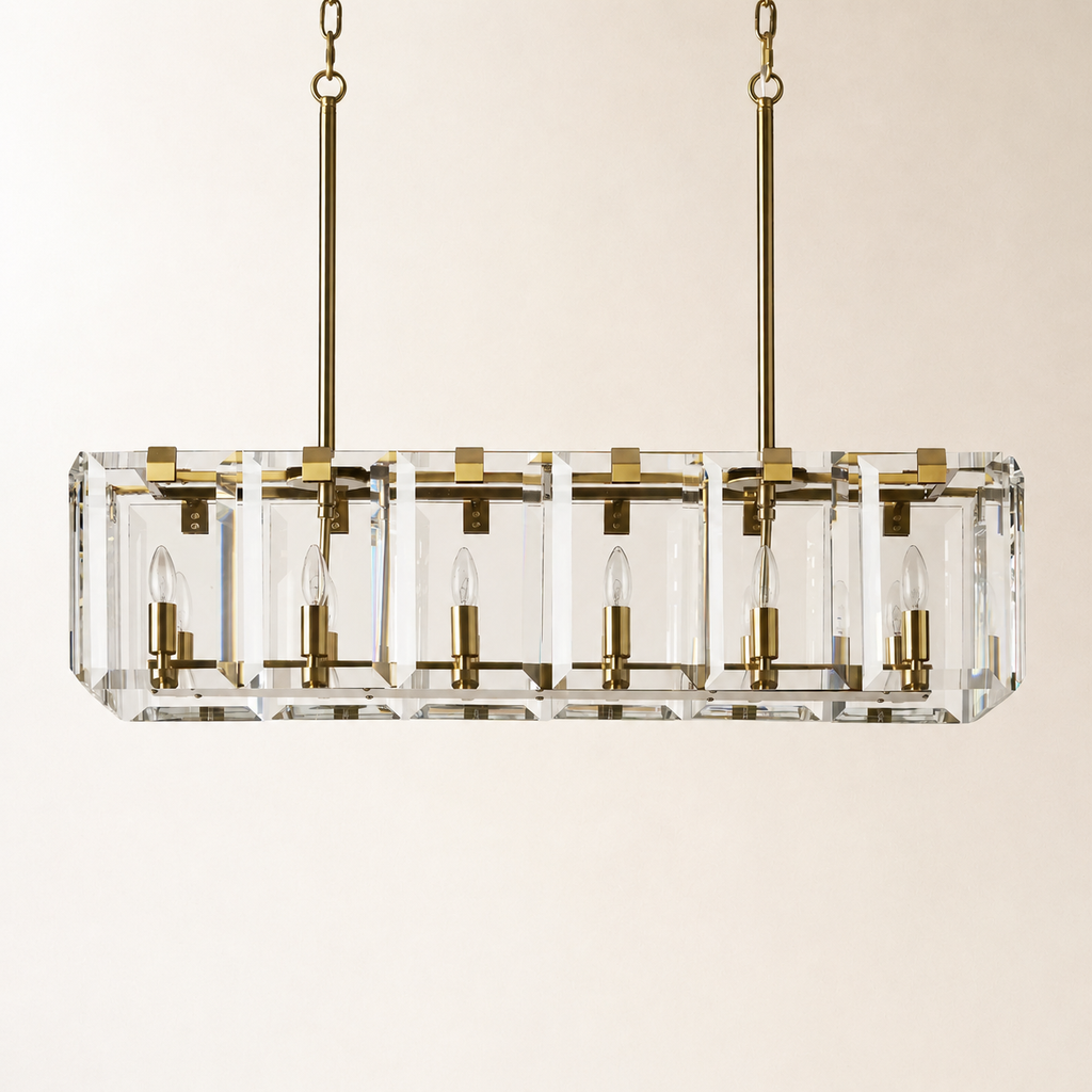 Amaya Rectangular Chandelier 40'' 53''
