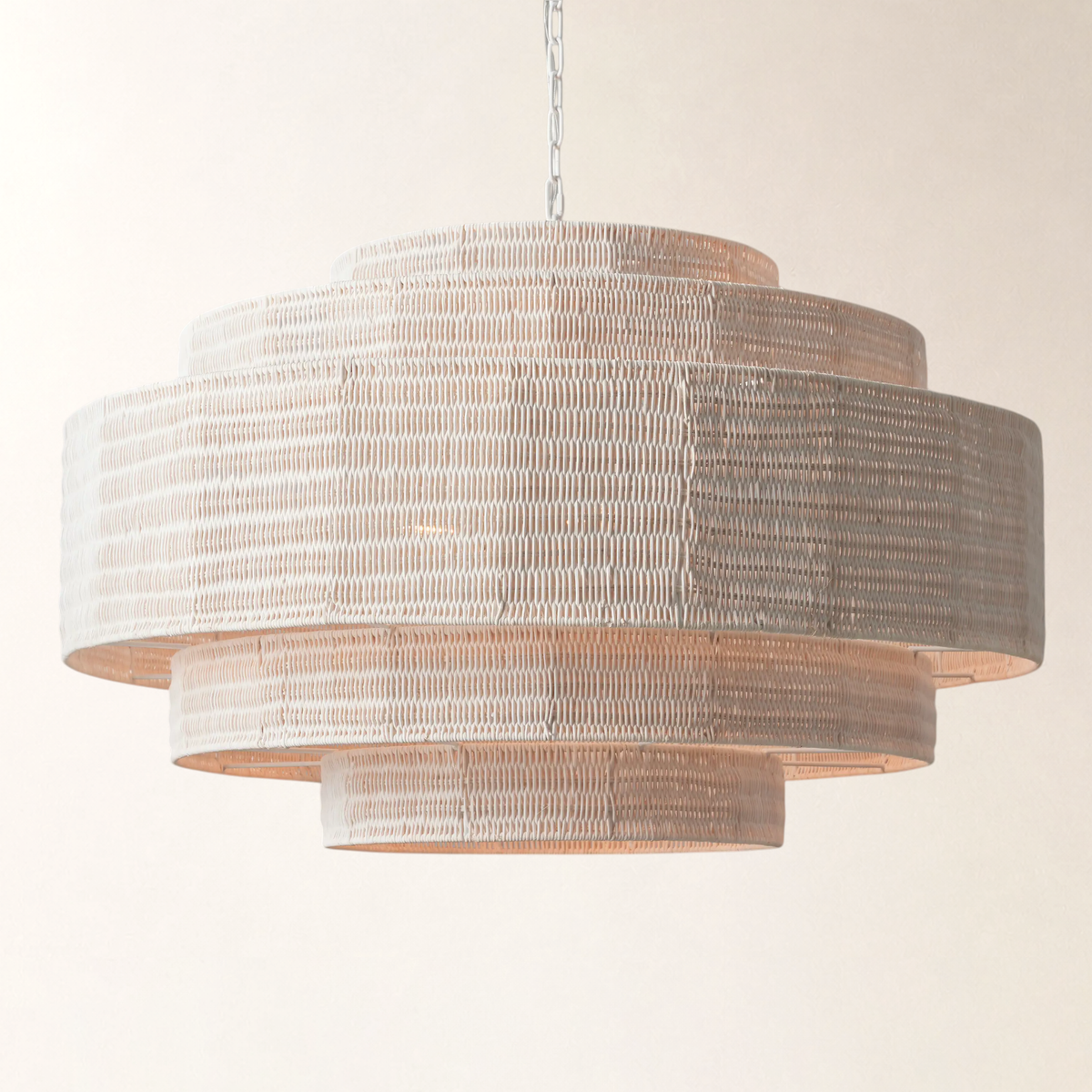 Paloma 28" Chandelier in White Main image