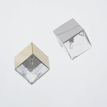 Cubic Luster Cascade Chandelier