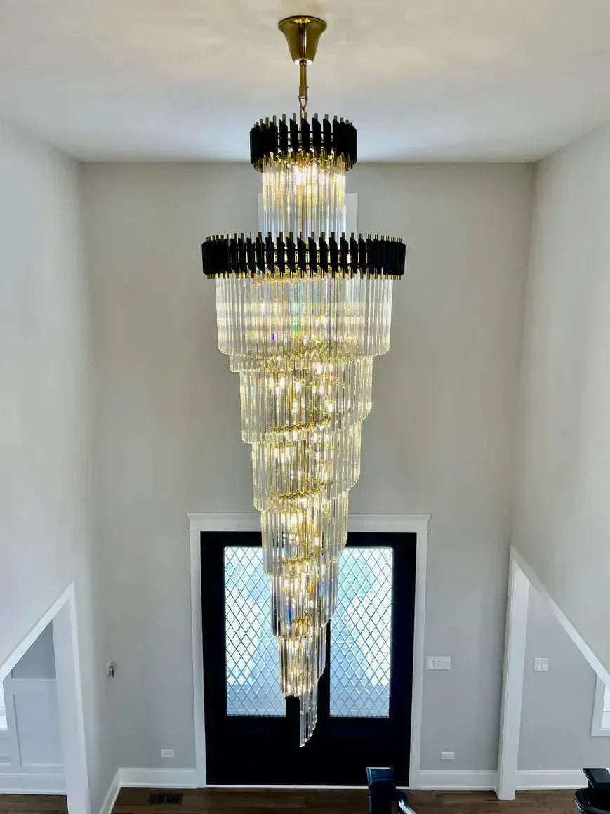 Cyrus Multiple Tier Crystal Chandelier