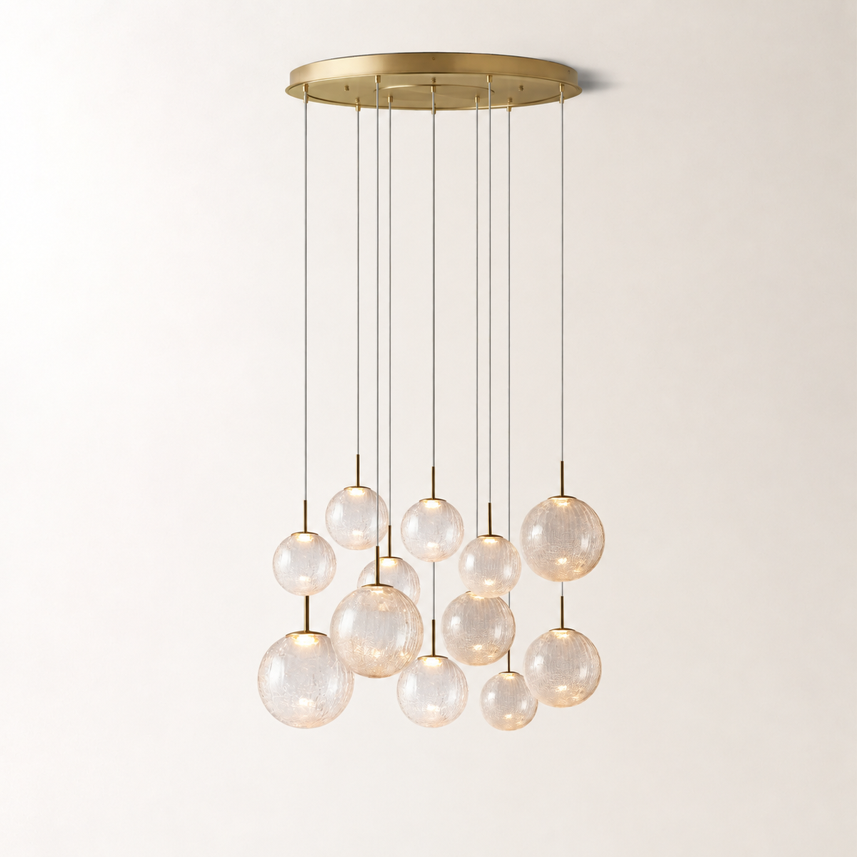 Casen Glass Round Chandelier 20"28"34"43"