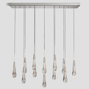 Soltaire Crystal Linear Chandelier 37" 50" 60" 70" 87" 120"W