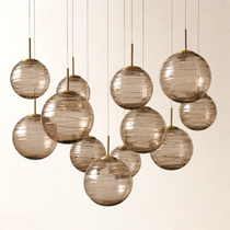 Casen Glass Round Chandelier 20"28"34"43"