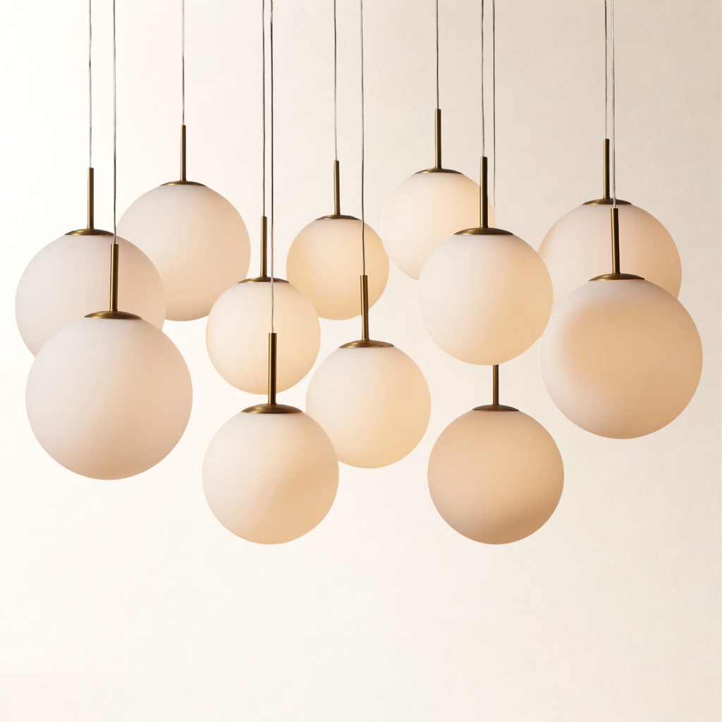 Casen Glass Round Chandelier 20"28"34"43"