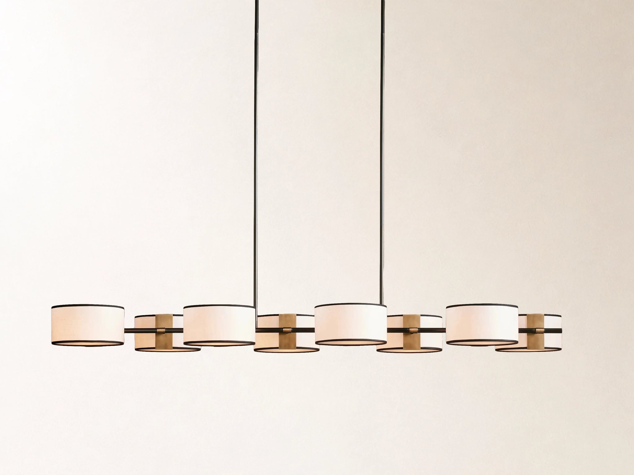 Daphne Fabric Linear Chandelier