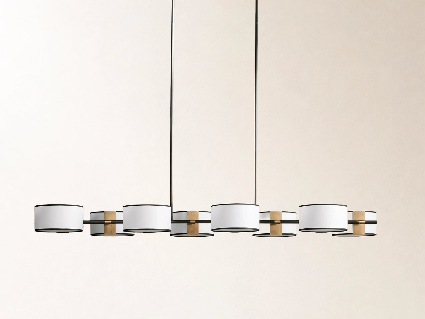 Daphne Fabric Linear Chandelier