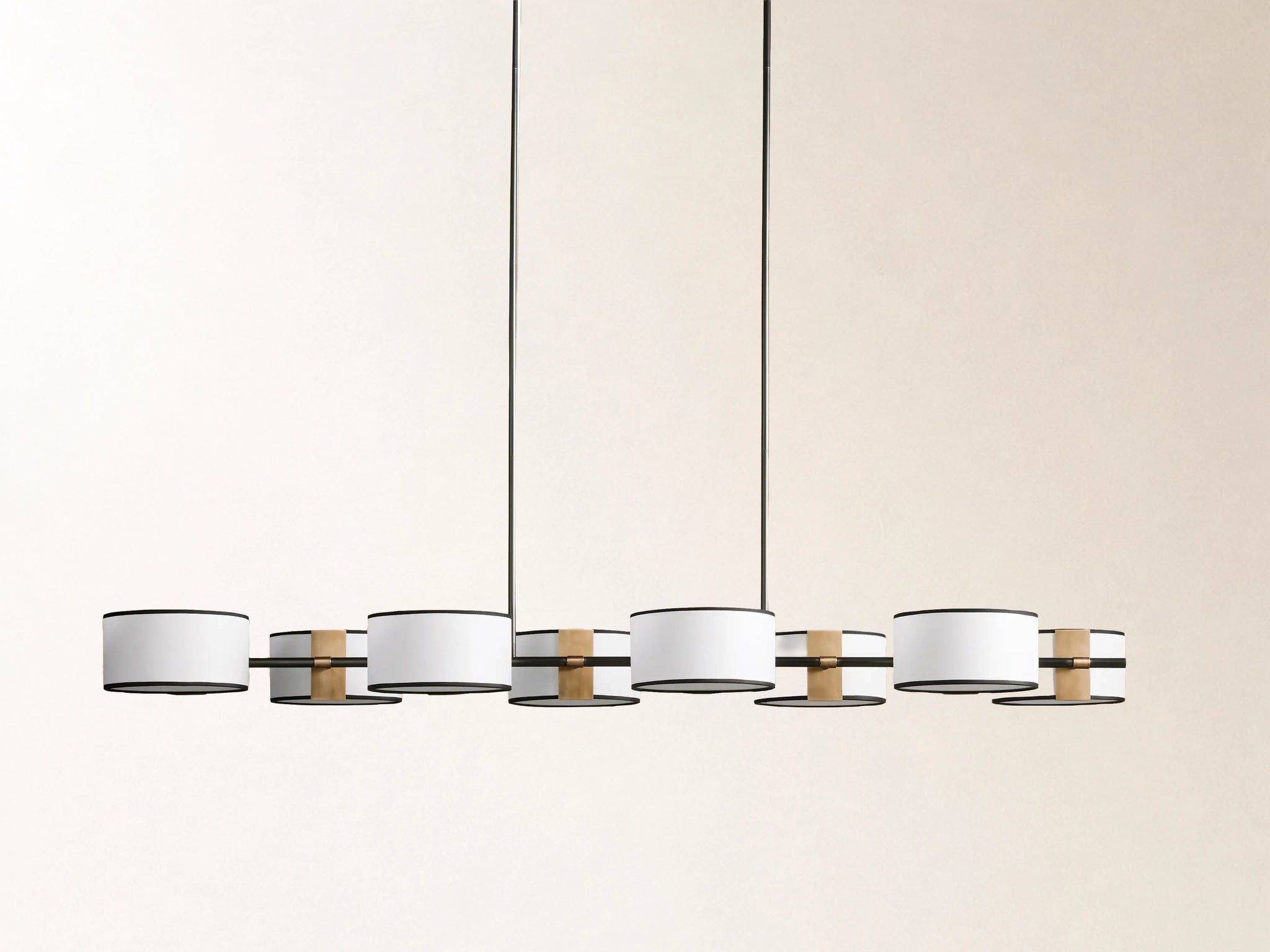 Daphne Fabric Linear Chandelier