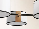 Daphne Fabric Linear Chandelier