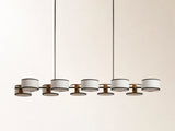 Daphne Fabric Linear Chandelier