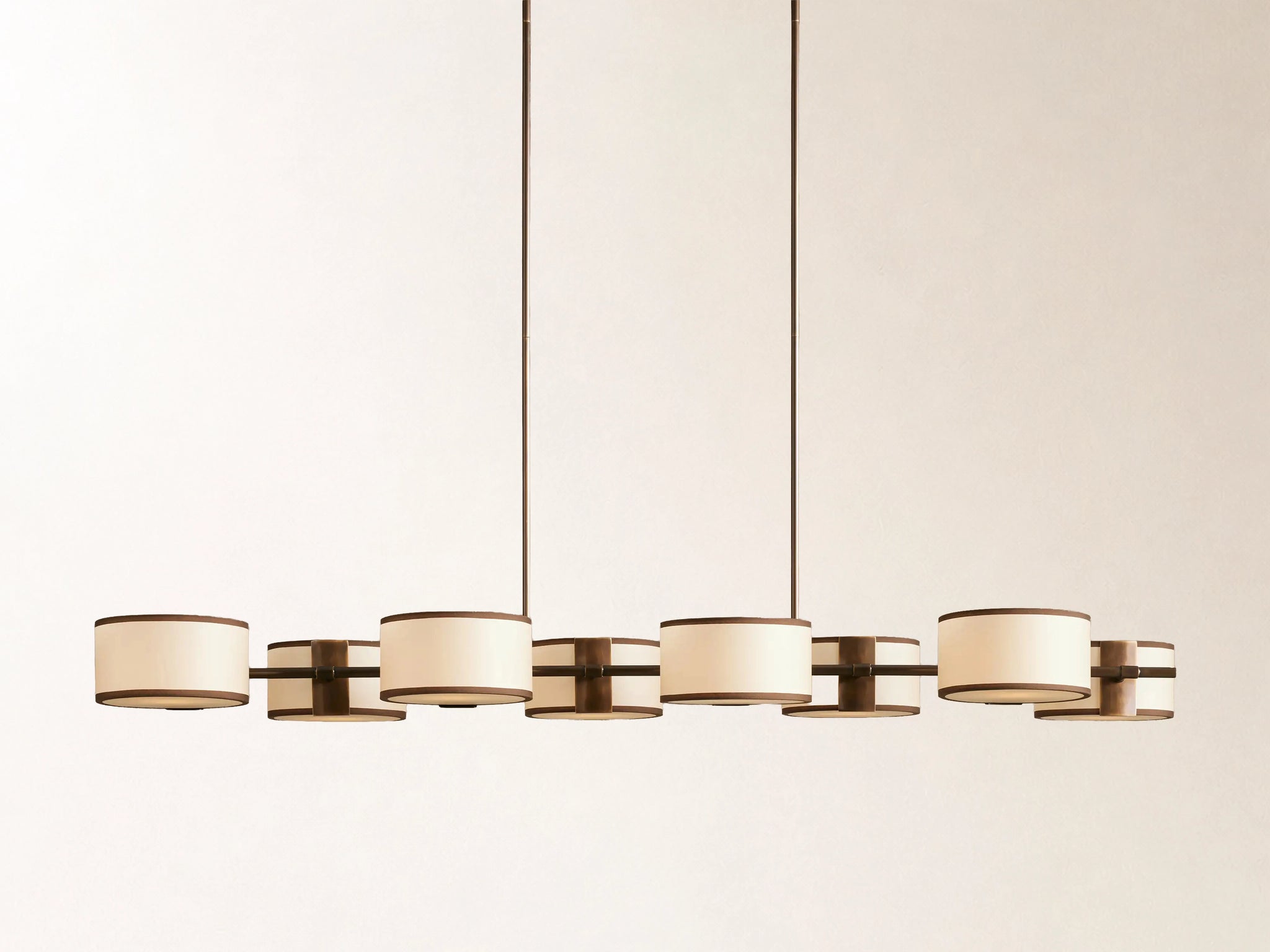 Daphne Fabric Linear Chandelier