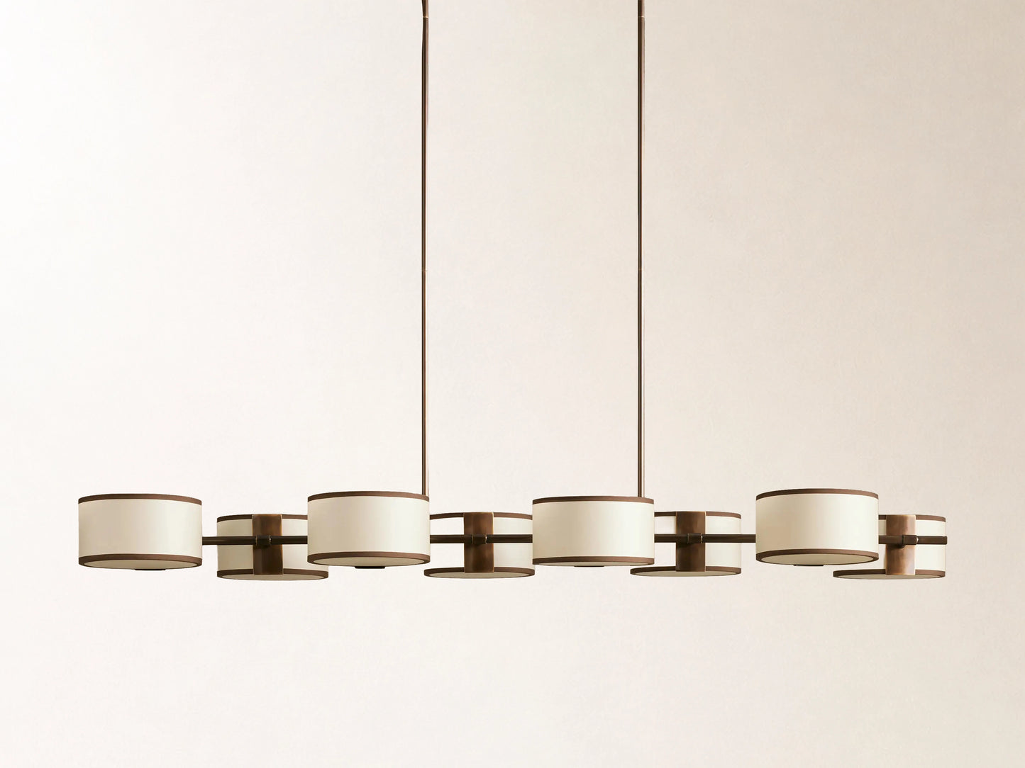 Daphne Fabric Linear Chandelier