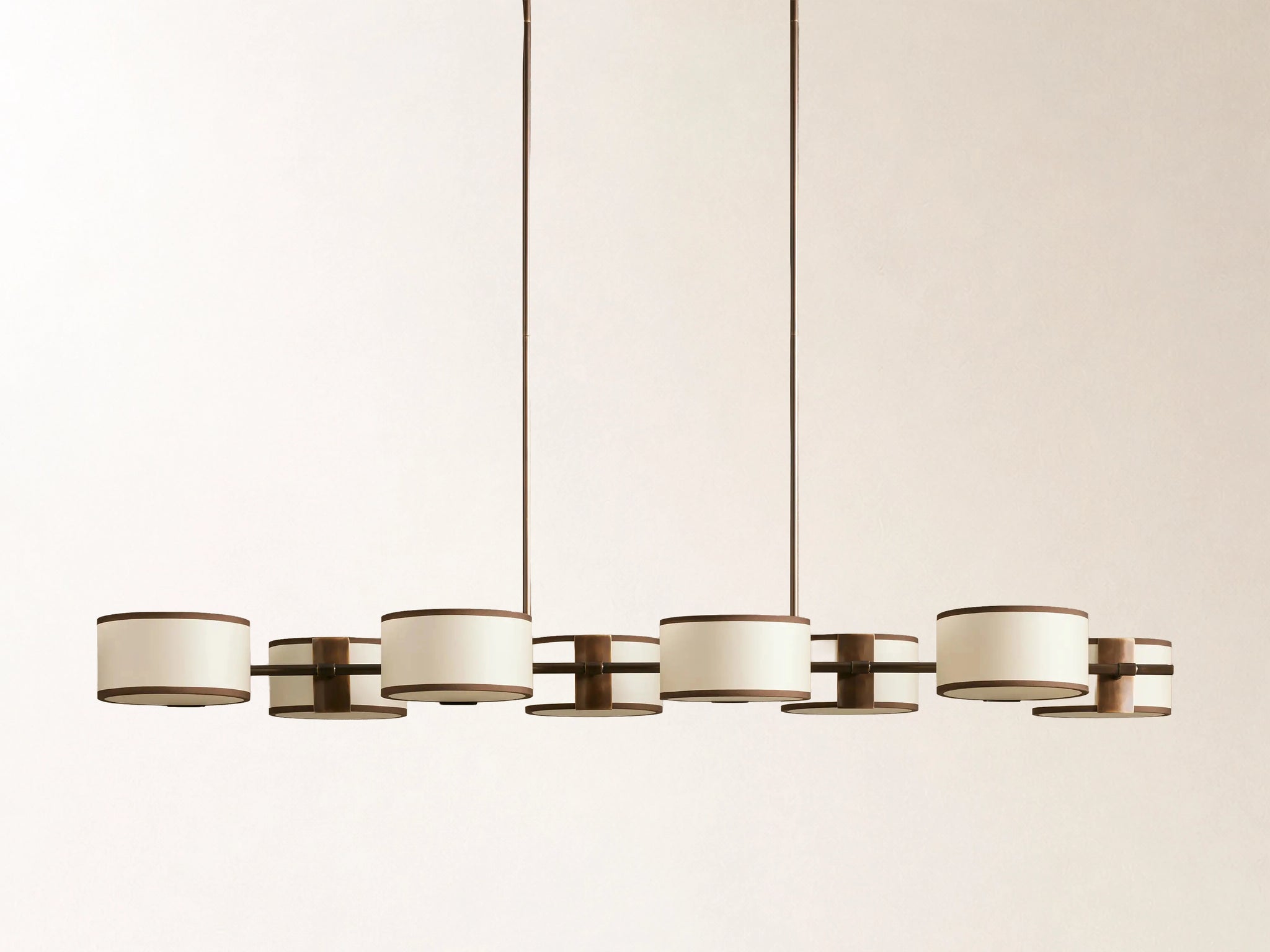 Daphne Fabric Linear Chandelier