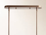Daphne Fabric Linear Chandelier
