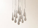 Soltaire Round Chandelier in Nickel