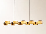 Daphne Fabric Linear Chandelier