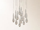 Soltaire Round Chandelier in Nickel