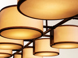 Daphne Fabric Linear Chandelier