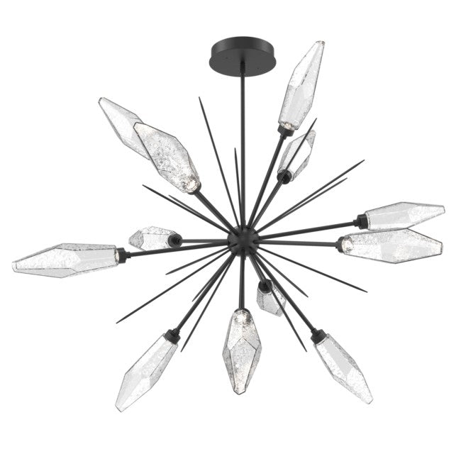 Elaris Rock Crystal Round Chandelier