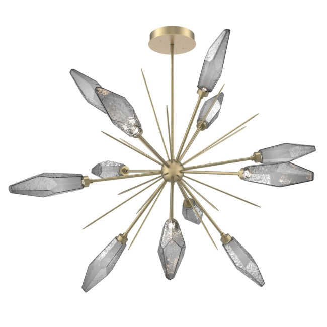 Beveled Crystal Round Chandelier