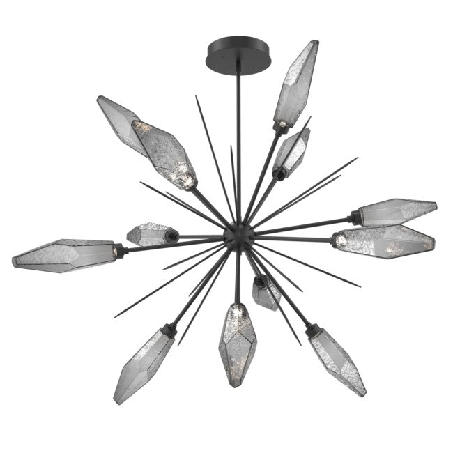 Elaris Rock Crystal Round Chandelier