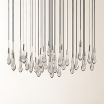 Soltaire Crystal Round Chandelier 17" 24" 36" 48" 58"D