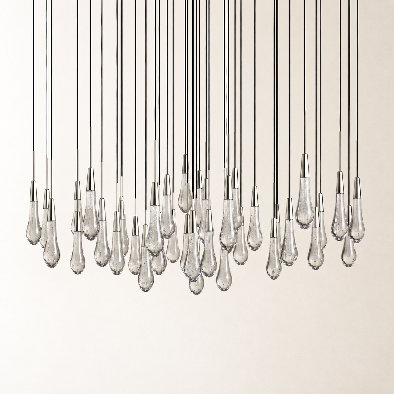 Soltaire Crystal Round Chandelier 17" 24" 36" 48" 58"D