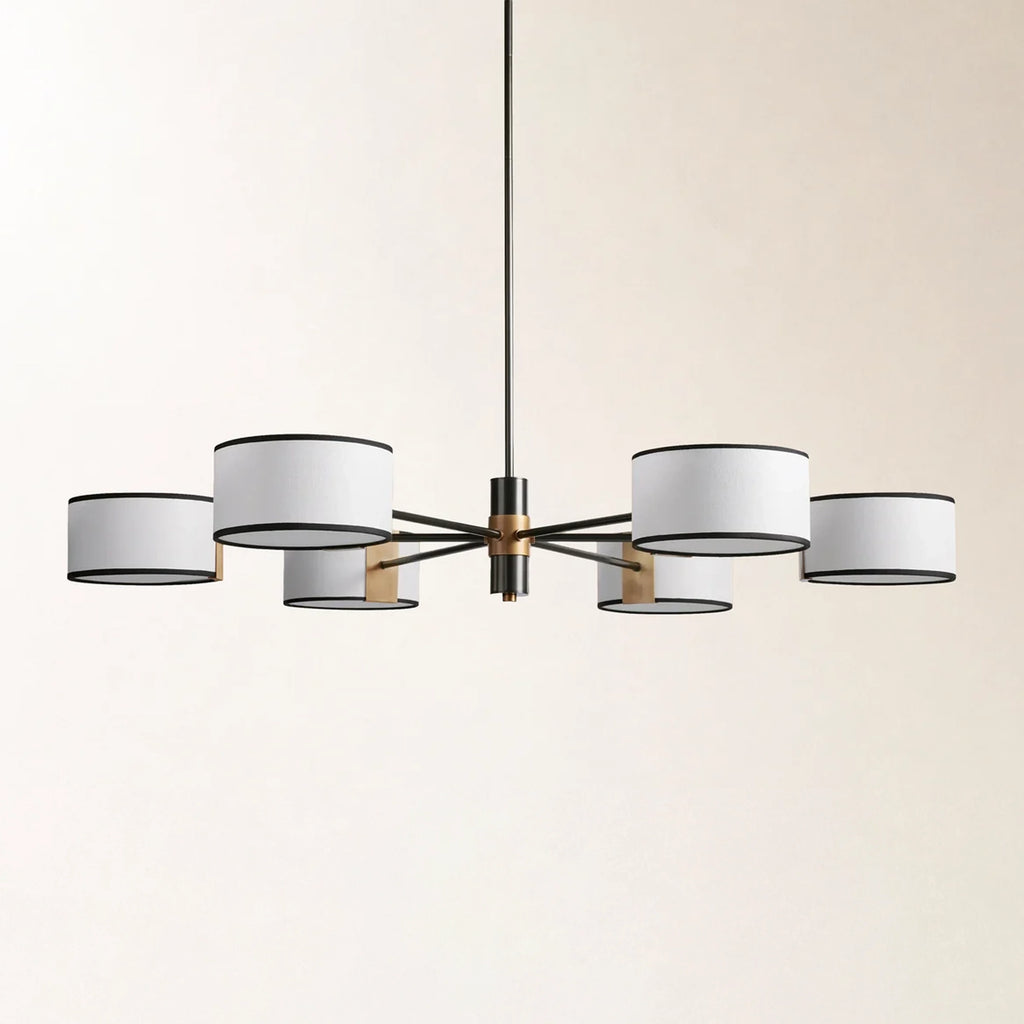 Daphne Fabric Round Chandelier