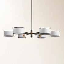 Daphne Fabric Round Chandelier