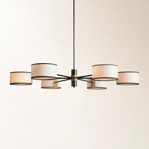 Daphne Fabric Round Chandelier