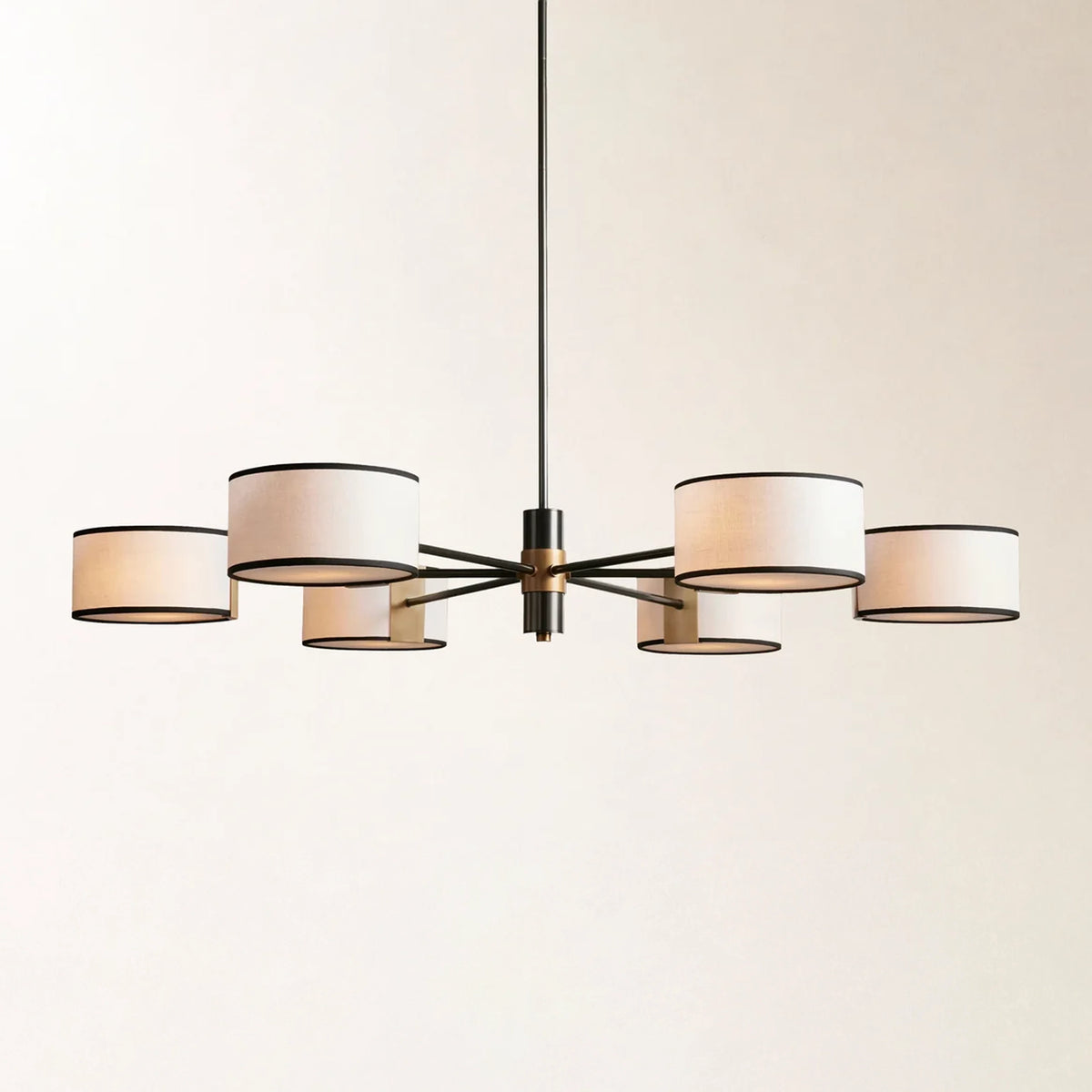 Daphne Fabric Round Chandelier Main image