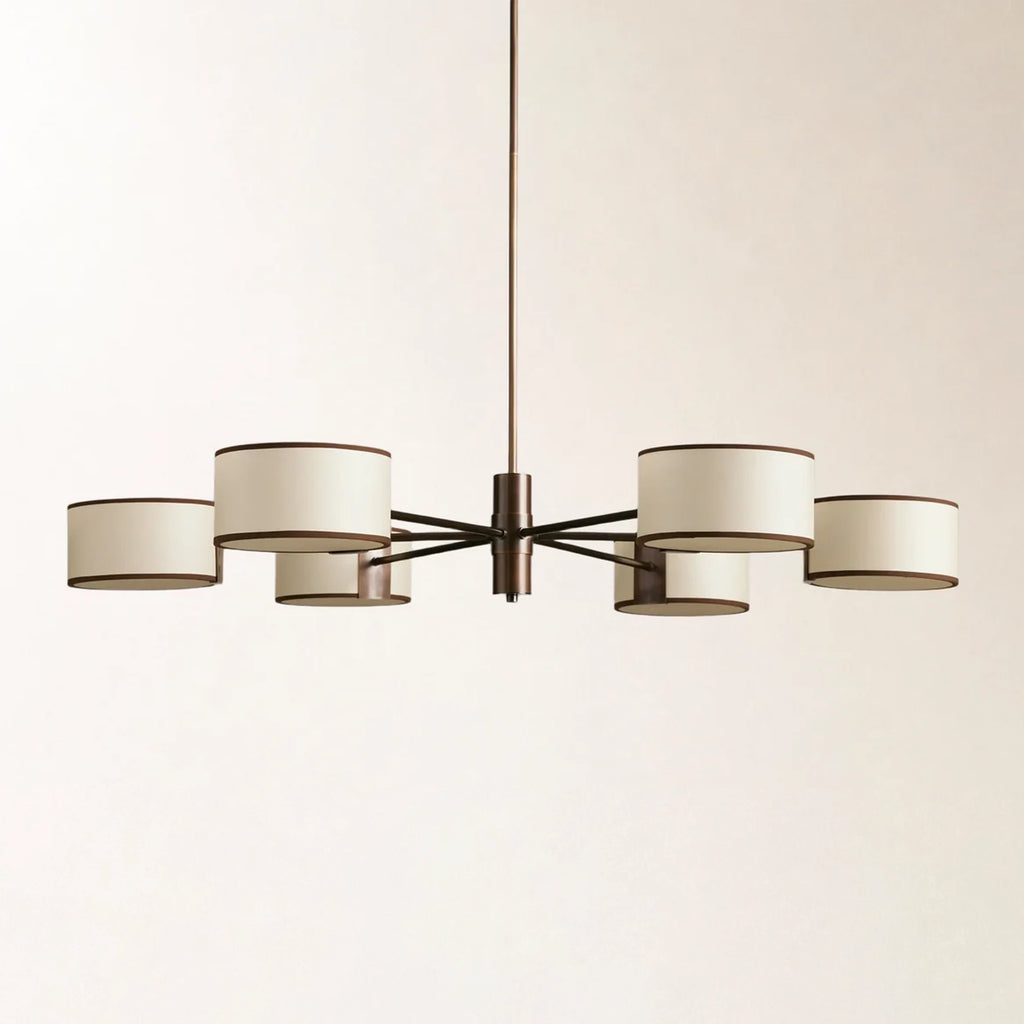 Daphne Fabric Round Chandelier