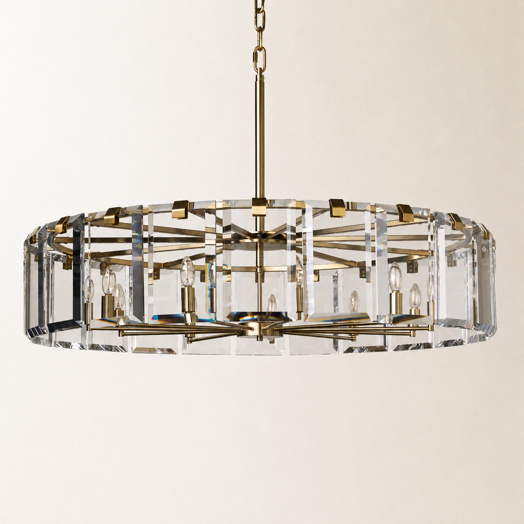 Elegant Amaya Round Chandelier 30" 38" 48"