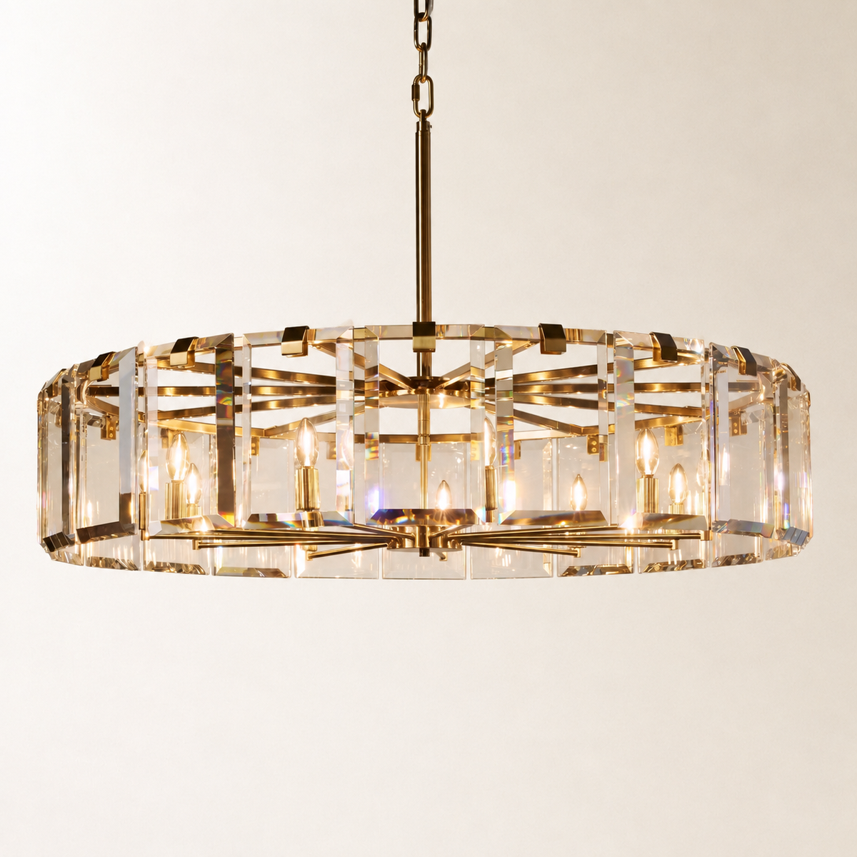 Elegant Amaya Round Chandelier 30" 38" 48" Main image